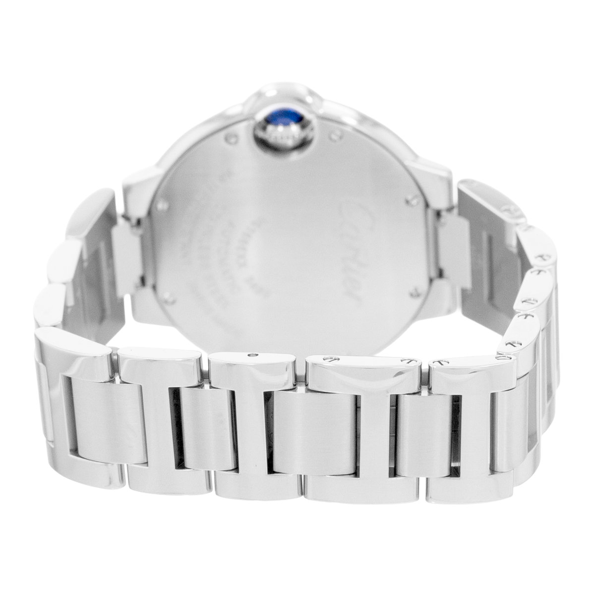 Cartier Ballon Bleu 33mm WE902074 2489 Silver Dial 33