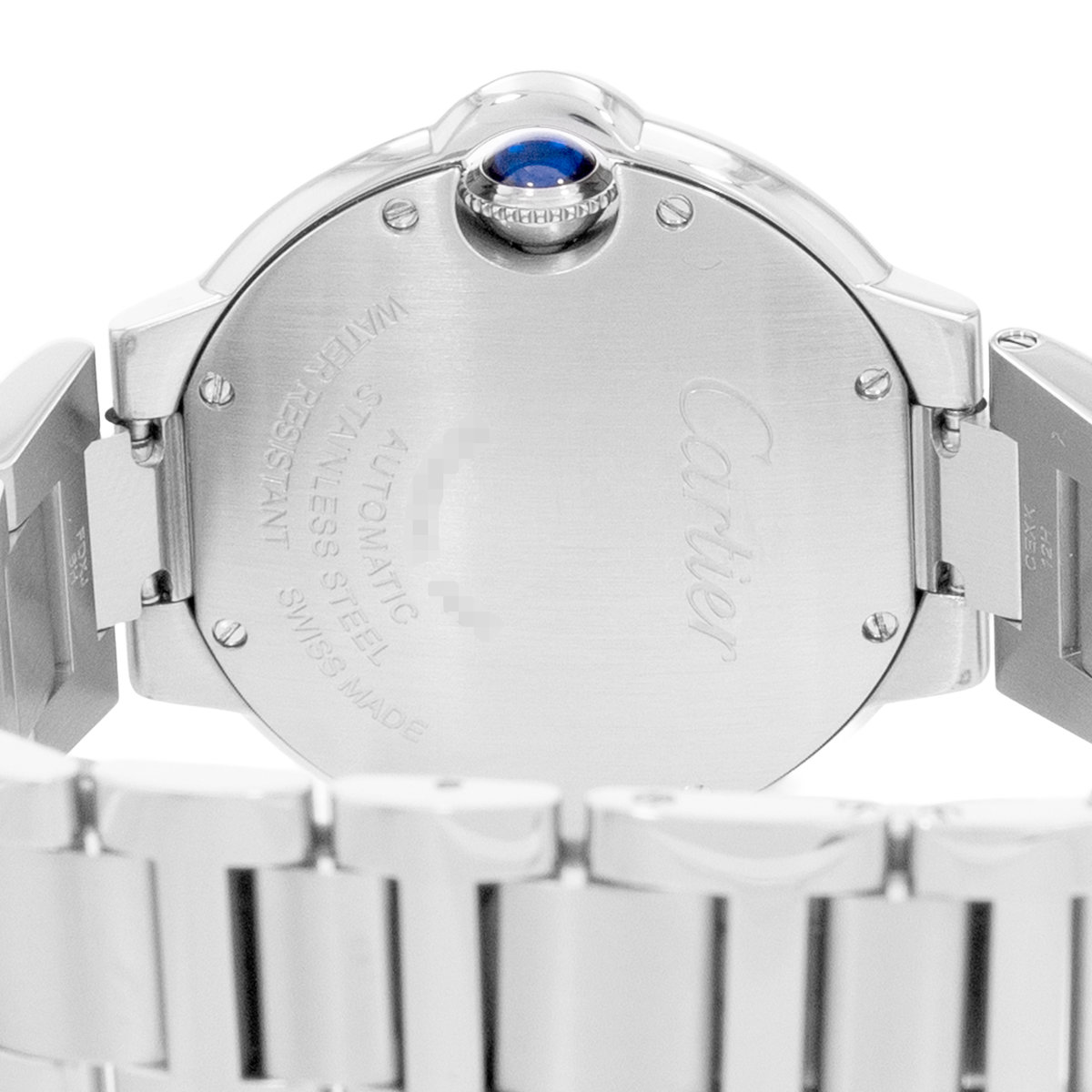 Cartier Ballon Bleu 33mm WE902074 2489 Silver Dial 33