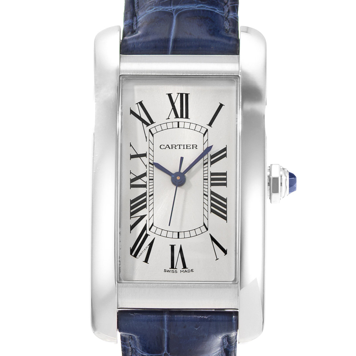 Cartier Tank Americaine WSTA0017 3971 Silver Dial 22