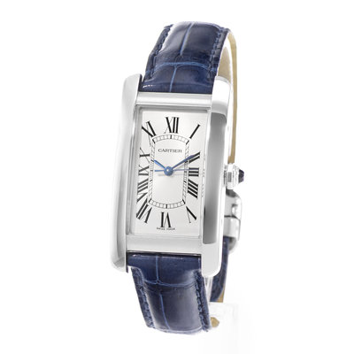 Cartier Tank Americaine WSTA0017 3971 Silver Dial 22