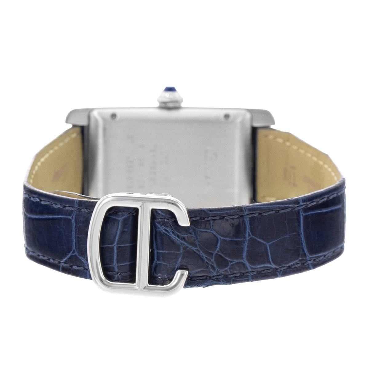 Cartier Tank Americaine WSTA0017 3971 Silver Dial 22