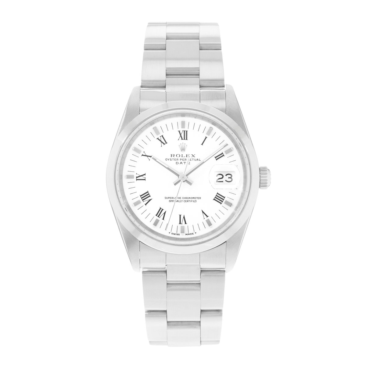 Rolex Oyster Perpetual 34 15200 White Dial 34