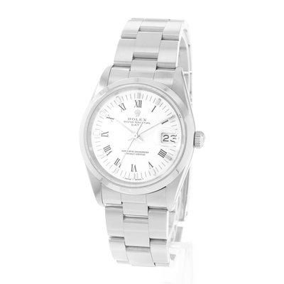 Rolex Oyster Perpetual 34 15200 White Dial 34