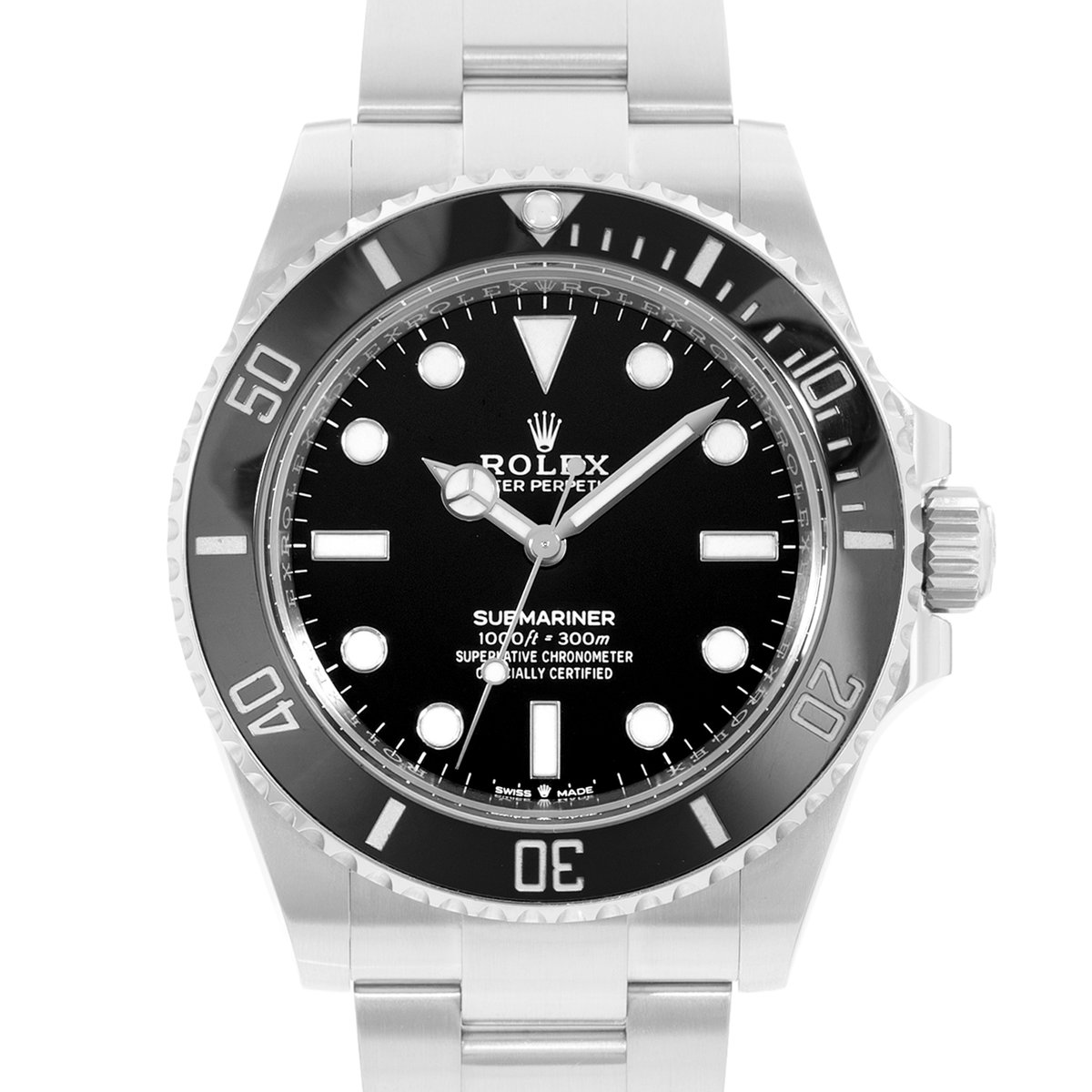 Rolex Submariner No Date 124060 Black Dial 41