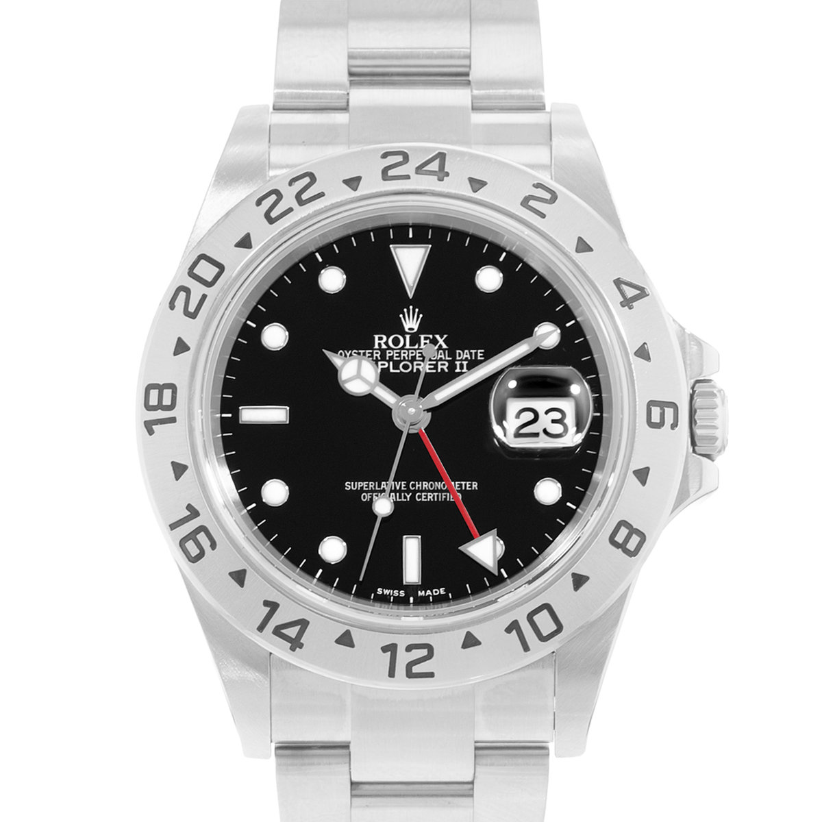 Rolex Explorer II 16570 Black Dial 40