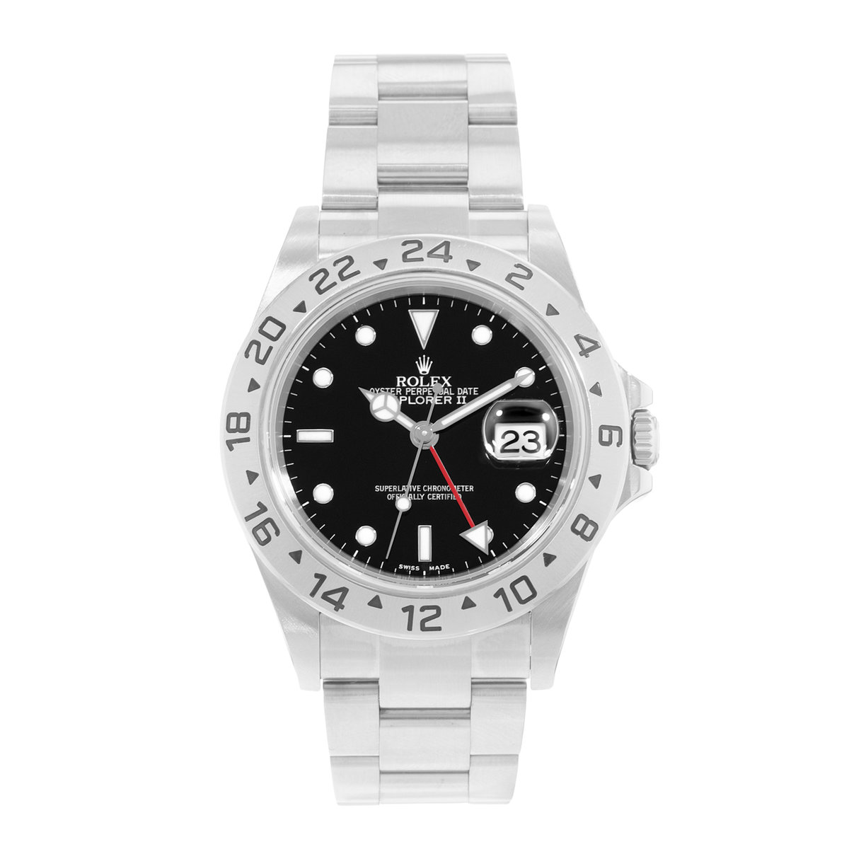 Rolex Explorer II 16570 Black Dial 40