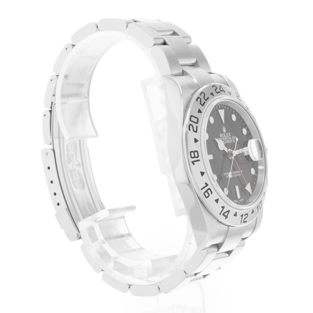 Rolex Explorer II 16570 Black Dial 40