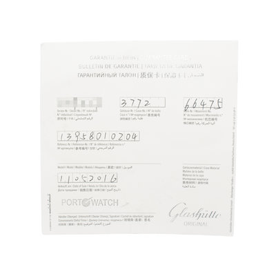 Glashutte Original Senator Hand Date 1-39-58-01-02-04 Black Dial 40
