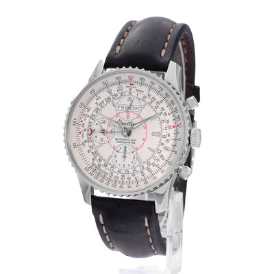 Breitling Montbrillant Datora A21330 Silver Dial 42