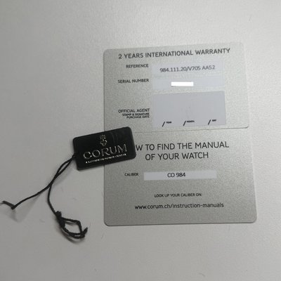 Corum Admiral 984.111.20/V705 AA52 NA Dial 42